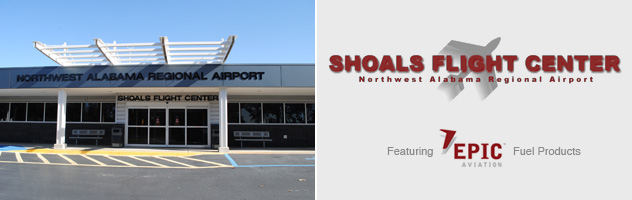 Shoals Flight Center - Northwest Alabama Regional Airport - Featuring Epic Aviation Fuel Products