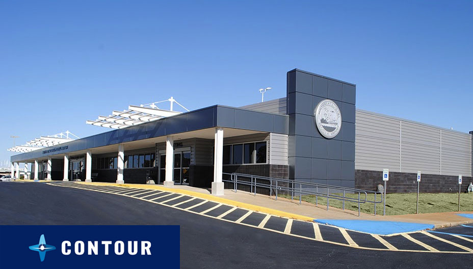 The Northwest Alabama Regional Airport passenger terminal